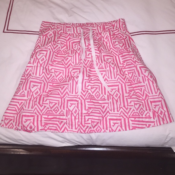 Brand New Pink and White J. Crew Skirt