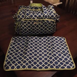 Ju Ju Bee be prepared royal envy diaper bag.