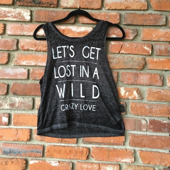 Let's get lost in a wild crazy love tank top - Picture 1 of 3