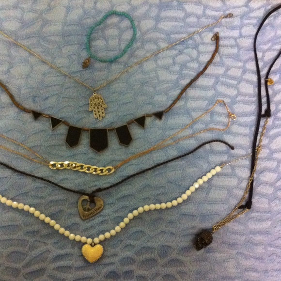 Lot of jewelry necklace anklet boho bundle