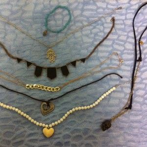 Lot of jewelry necklace anklet boho bundle