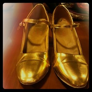 Gold Performance Heels