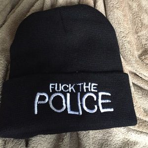 Fuck police beanie