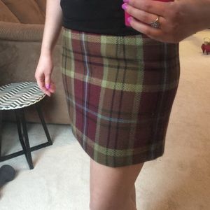 Cremieux plaid skirt sz 6