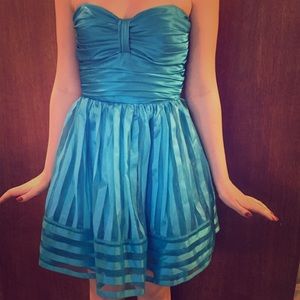 Electric turquoise blue Betsey Johnson dress