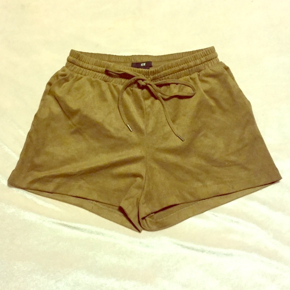 Suede Shorts