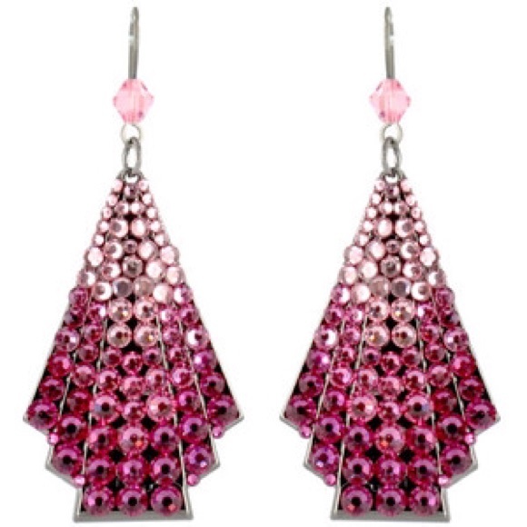 TARINA TARANTINO PAVE DECO FAN EARRING