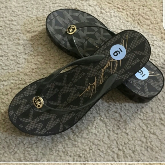 Mk Brown Wedges-SOLD - Picture 1 of 2
