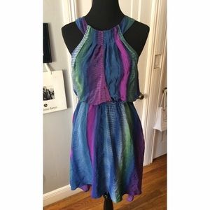 PRESLEY SKYE 100% Silk Dress Muliti-colored PRESLEY SKYE 100% Silk Dress Muliti-colored