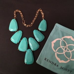 Kenda Scott Harlow Necklace in Teal