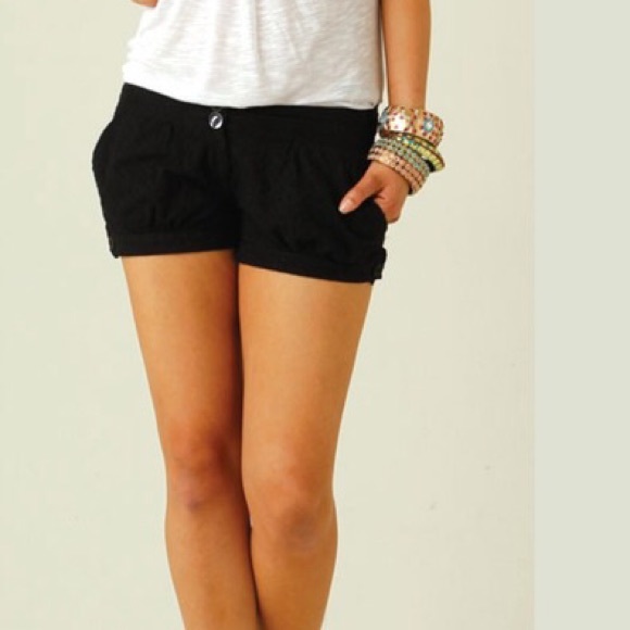 Express Black Shorts