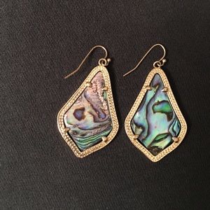 Kendra Scott Alex Earrings in Abalone Shell