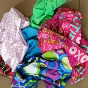 Bundle of spandex book covers for school books