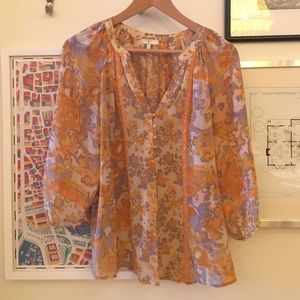 Joie boho silk blouse
