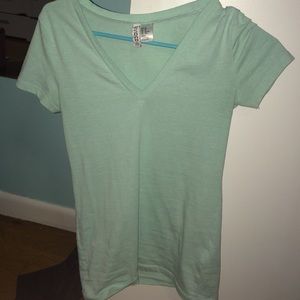 Mint v neck tshirt