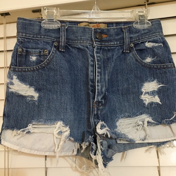 Vintage denim shorts