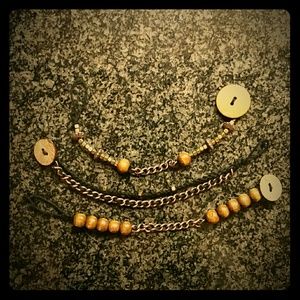 Super cute hemp bracelets (set of 3)