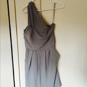 Max and Cleo double strap one shoulder dress