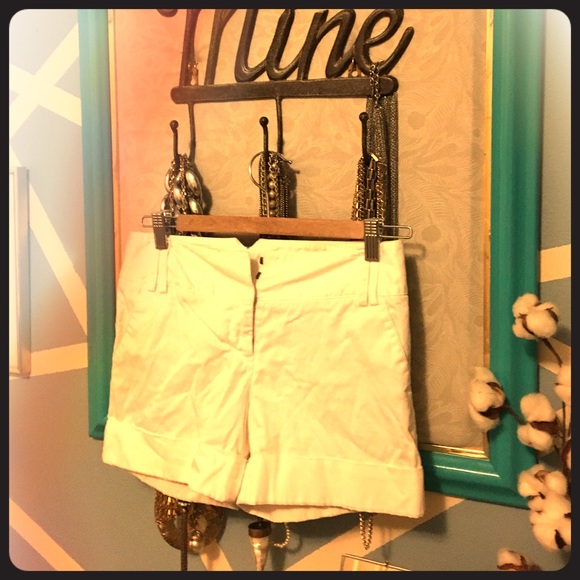 White Dress Shorts