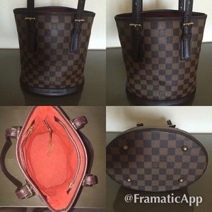 Selling my authentic Louis Vuitton petit bucket.