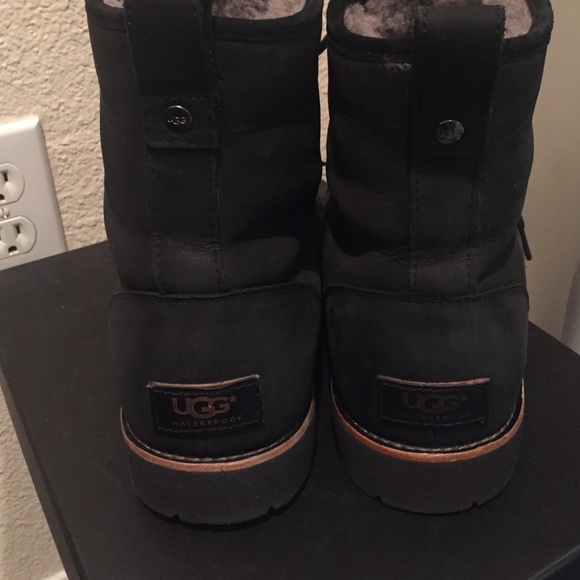 UGG Shoes Ugg Hannen Mens Boots Sz Black Poshmark