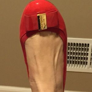 Kate spade patten leather ballet flats - size 7