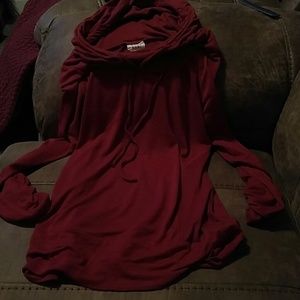 Red Hooded Shirt