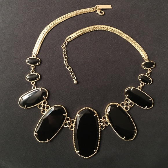 Kendra Scott Ginger Statement Necklace in Black
