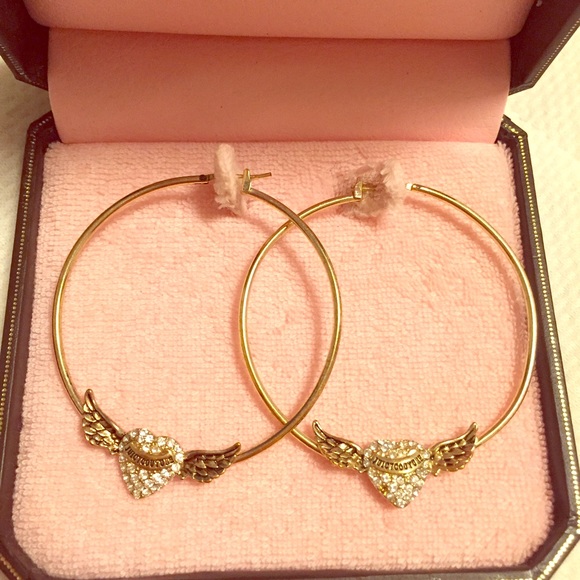 Juicy couture hoop earrings