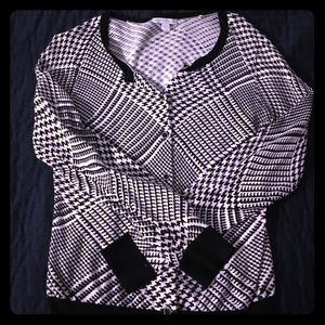 Houndstooth cardigan