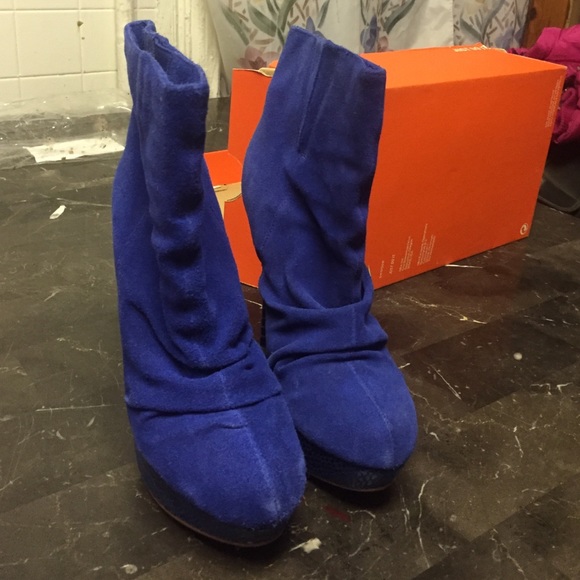 Blue booties - Picture 4 of 4