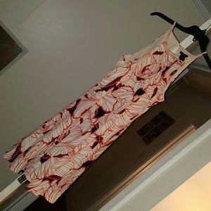 Ann Taylor floral halter dress