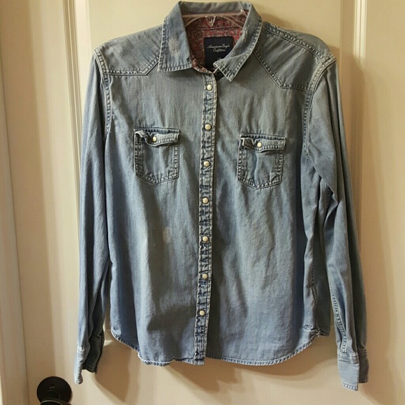 American Eagle Jean shirt size L