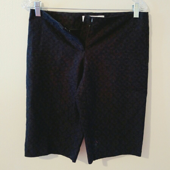 Trina Turk black floral crops