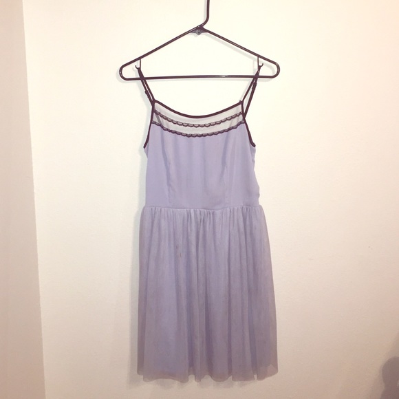 blue dress