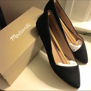 ‼️ SOLD ‼️ NWT Madewell Black Suede Mira