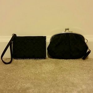 Coach Bundle coin purse & ID case