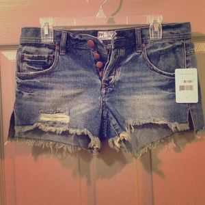 NWT Free People denim shorts sz 26