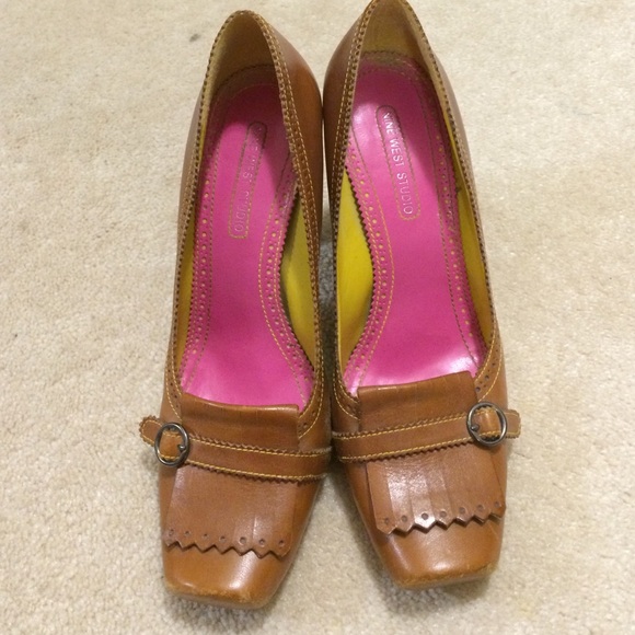 Nine West studio block heels