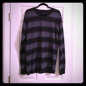 Tilly's Men's ShoutHouse Gray Striped Shirt