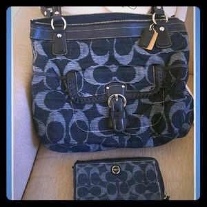 Coach Handbag & Matching wallet