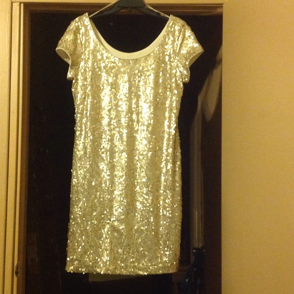 Sexy, Gold cocktail dress