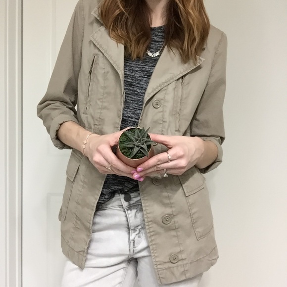 Khaki utility jacket