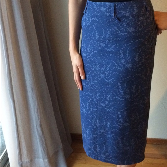 Rare les olivades pencil skirt floral pattern s.40