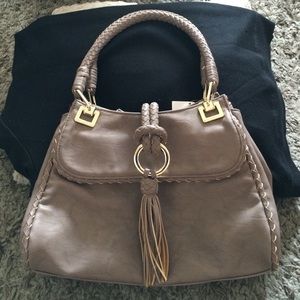 Brand new taupe Big Buddha Kennedy handbag