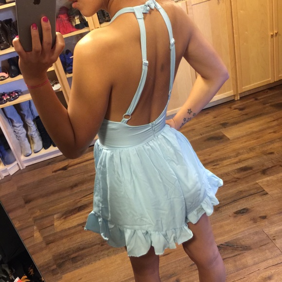 🍄Last 2🍄Crochet Neckline Romper - Picture 2 of 2