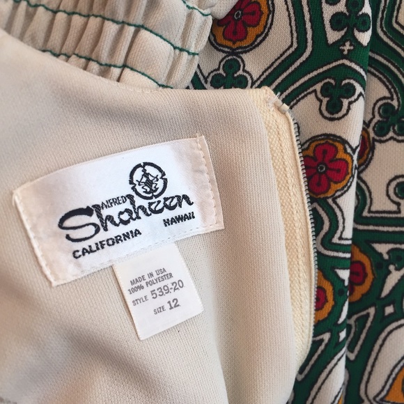 Vintage Shaheen Hawaiian Print Maxi - Picture 4 of 4