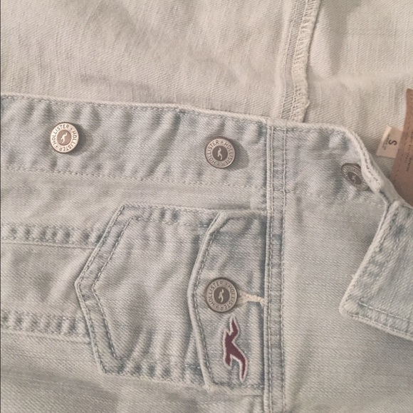 Small Hollister Women's Denim Jacket - Picture 2 of 3