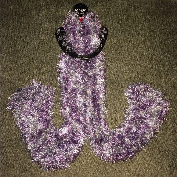 Super soft brand new ombré purple scarf