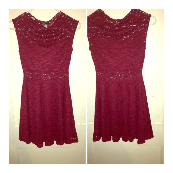 Maroon dress